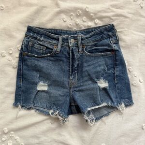 OLD NAVY High Rise OG Straight Jean Shorts